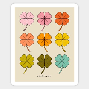 Rainbow Clover Sticker